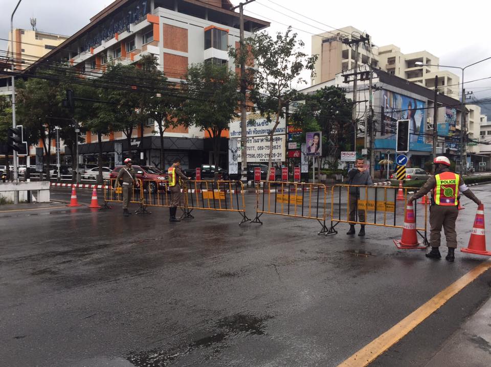 ปิดการจราจรชั่วคราวบริเวณแยกเชียงใหม่ภูคำ - Chiang Mai News