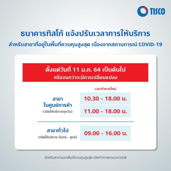 ธนาคารแจ้งเปลี่ยนเวลาปิดทำการ ในห้างสรรพสินค้าทั่วประเทศ เนื่องจากสถานการณ์  Covid-19 - Chiang Mai News