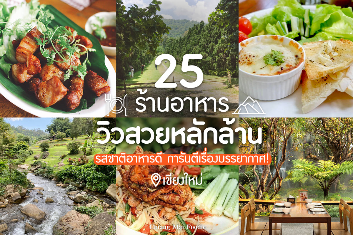 ✨25 ร้านวิวสวยหลักล้าน เชียงใหม่ อาหารรสชาติดี การันตีเรื่องบรรยากาศ✨ - Chiang  Mai News