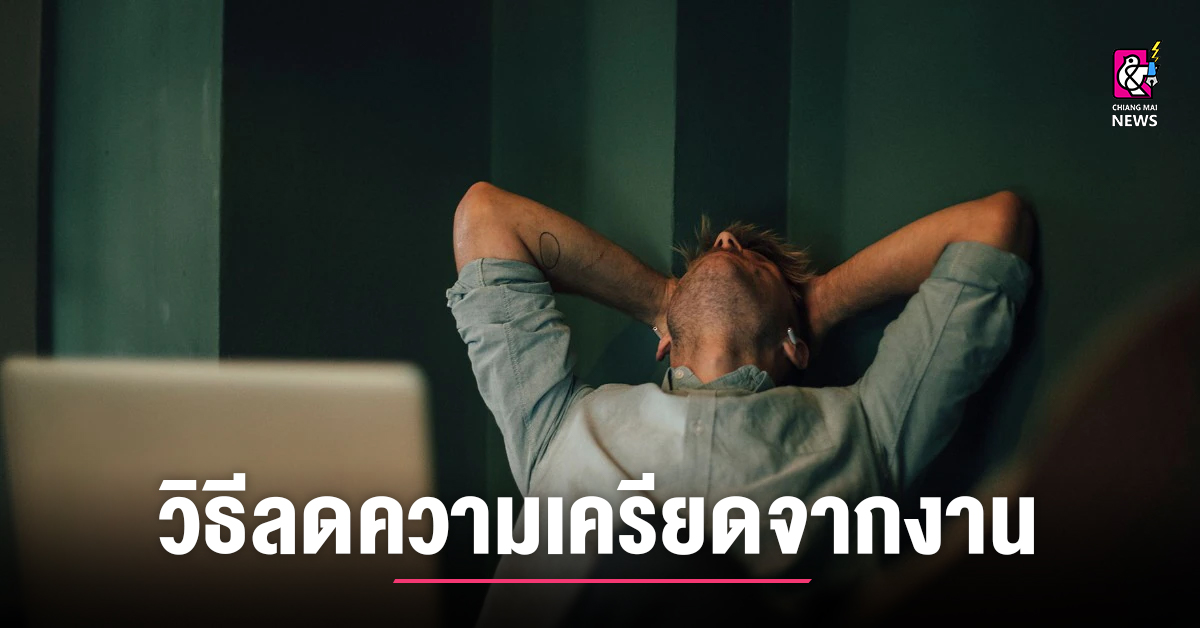 เคล็ดลับวิธีลดความเครียด จากการทำงานในช่วงระหว่างวัน - Chiang Mai News